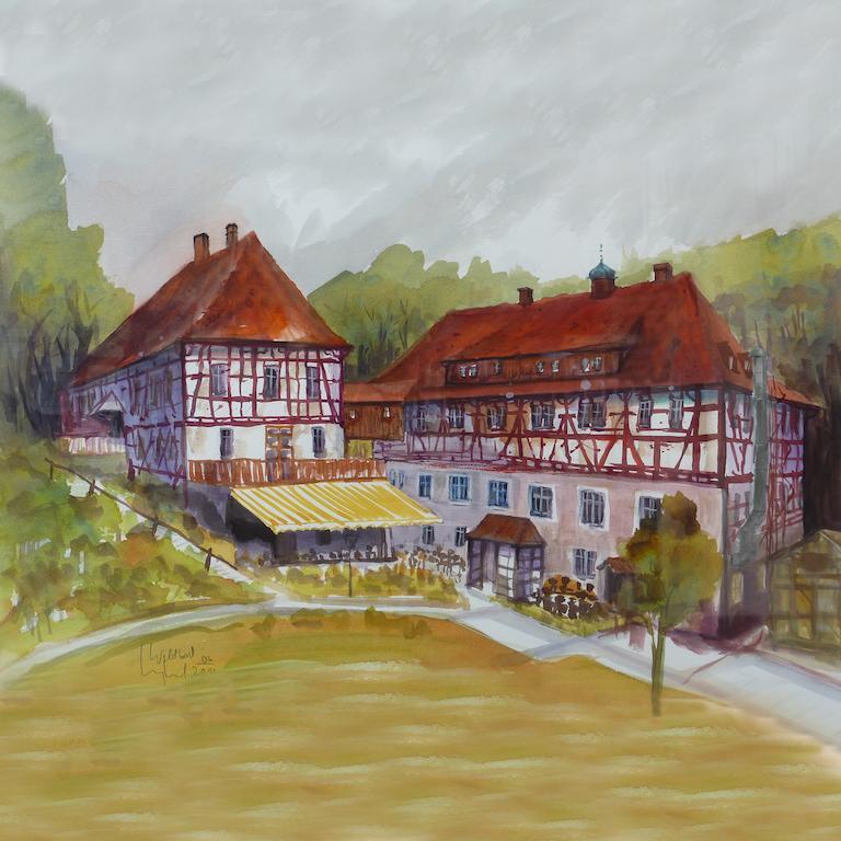 Waldgasthof Wildbad Burgbernheim Екстериор снимка